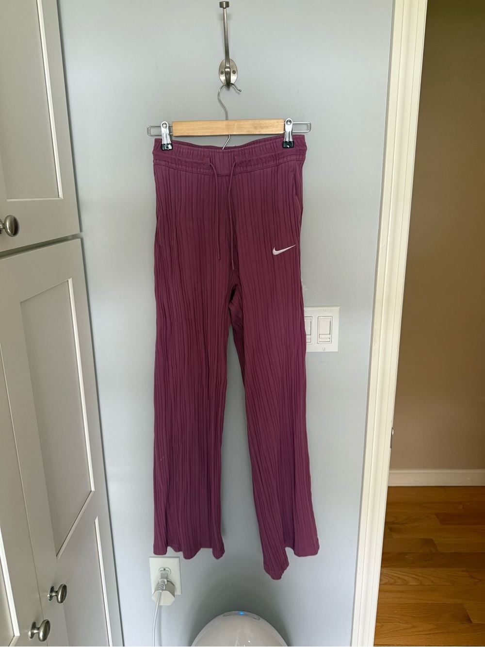 Nike Sportswear Ribbed Jersey Wide Leg Pant